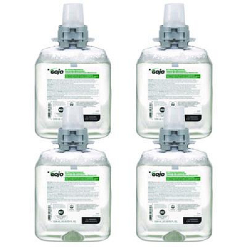 GOJO E1 Foam Handwash Refill, Fragrance-Free, 1,250 mL, 4/Carton (516704CT)