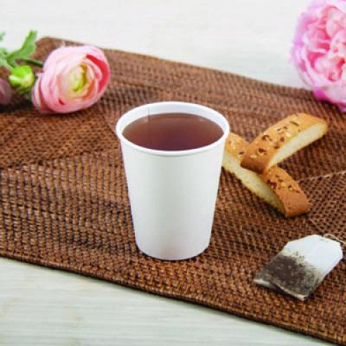 SOLO Thermoguard Insulated Paper Hot Cups, 8 oz, White Sustainable Forest Design, 40/Pack (DWTG8W)