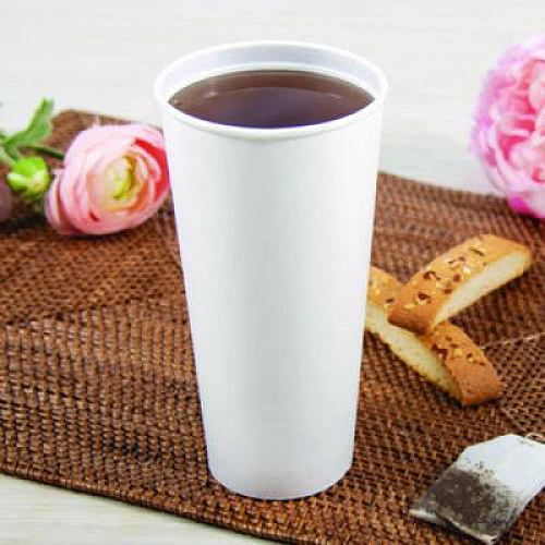 SOLO Thermoguard Insulated Paper Hot Cups, 24 oz, White Sustainable Forest Design, 600/Carton (DWTG24W)