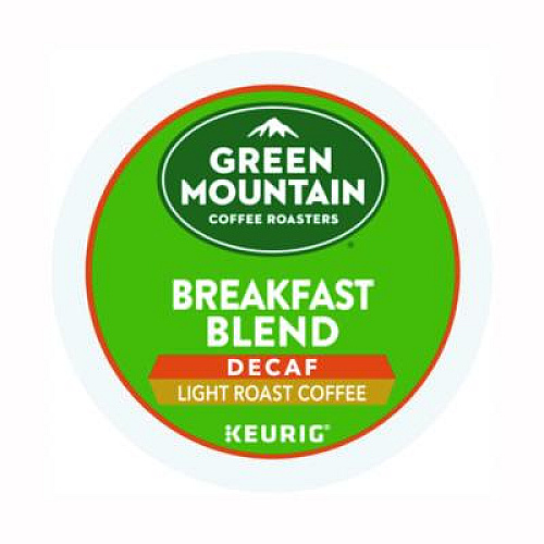 Green Mountain Coffee Breakfast Blend Decaf Coffee K-Cups, 48/Box (5000378815)
