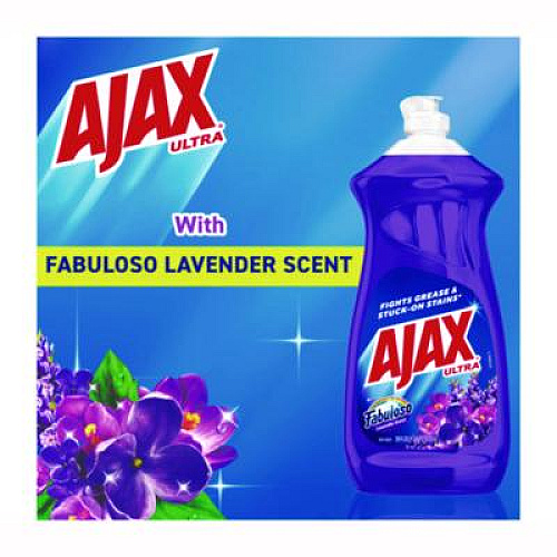 Ajax Dish Detergent, Fabuloso Lavender Scent, 28 oz Bottle (61037540)