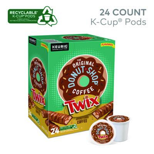 The Original Donut Shop Twix Flavored Coffee K-Cups, 24/Box (5000368824)