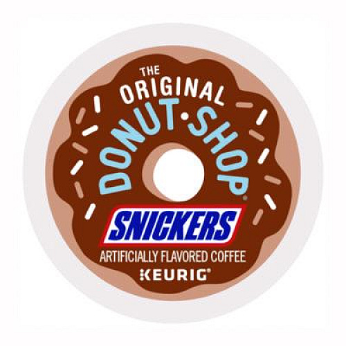 The Original Donut Shop SNICKERS Flavored Coffee K-Cups, 48/Box (5000373541)