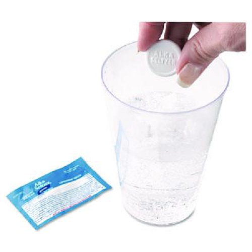 Alka-Seltzer Buffered Aspirin (NSAID) Tablets, 2/Pack, 30 Packs/Box (64038)
