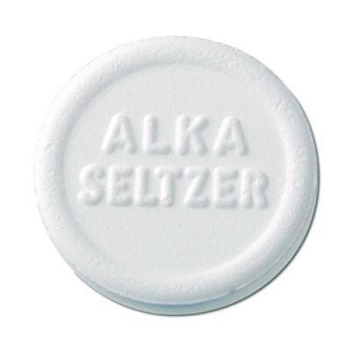 Alka-Seltzer Buffered Aspirin (NSAID) Tablets, 2/Pack, 30 Packs/Box (64038)