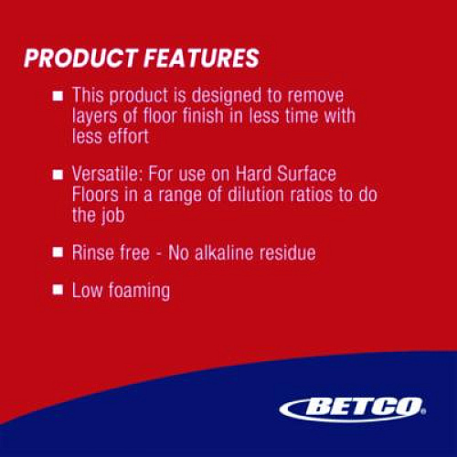 Betco Ax-it Plus Floor Stripper, 5 gal Bag-in-Box (154B500)