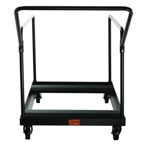 NPS Folding Table Dolly For Round Tables, 1,100 lb Capacity, 27.75" x 47.5" x 31.25", Brown (DY60R)