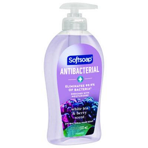Softsoap Antibacterial Hand Soap, White Tea and Berry Fusion Scent, 11.25 oz (44573EA)