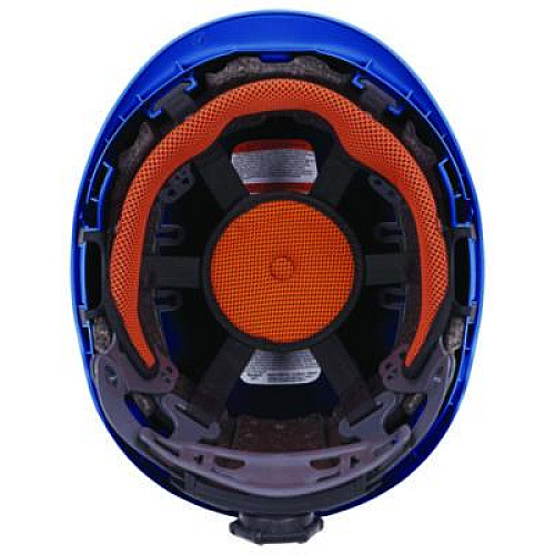 ergodyne Skullerz 8977 Class C Safety Helmet with Adjustable Venting, 6-Point Ratchet Suspension, Blue (60269)