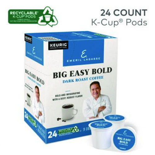 Emeril's Big Easy Bold Coffee K-Cups, 24/Box (PB1036)