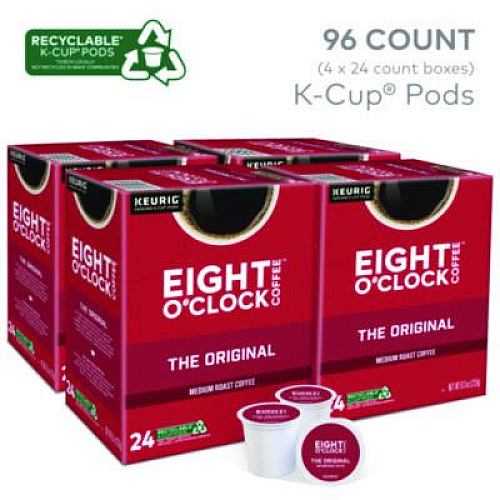 Eight O'Clock Original Coffee K-Cups, 96/Carton (6405CT)