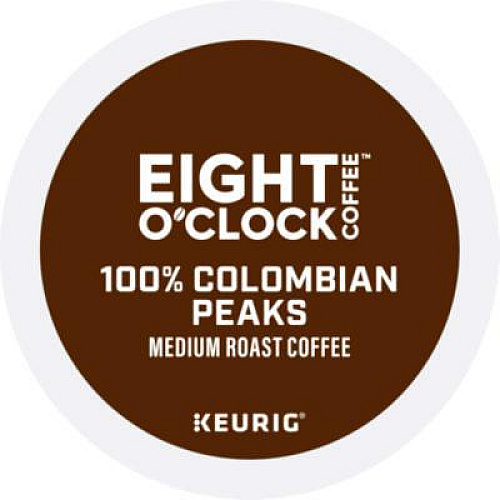 Eight O'Clock Colombian Peaks Coffee K-Cups (6407)