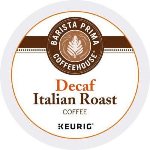 Barista Prima Coffeehouse Decaf Italian Roast Coffee K-Cups, 24/Box (8506)