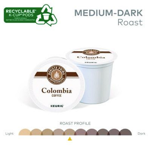 Barista Prima Coffeehouse Colombia K-Cups Coffee Pack, 24/Box (6613)