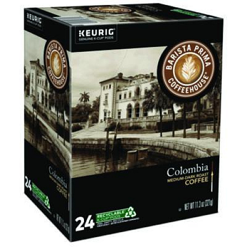 Barista Prima Coffeehouse Colombia K-Cups Coffee Pack, 96/Carton (6613CT)