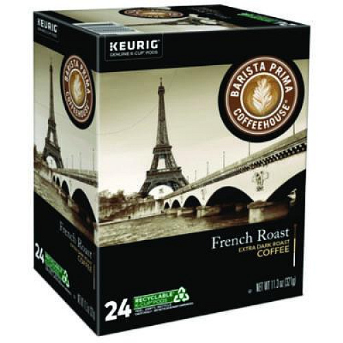 Barista Prima Coffeehouse French Roast K-Cups Coffee Pack (6611CT)