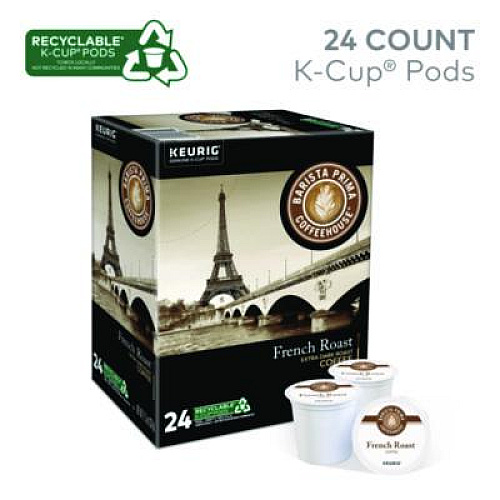 Barista Prima Coffeehouse French Roast K-Cups Coffee Pack (6611CT)