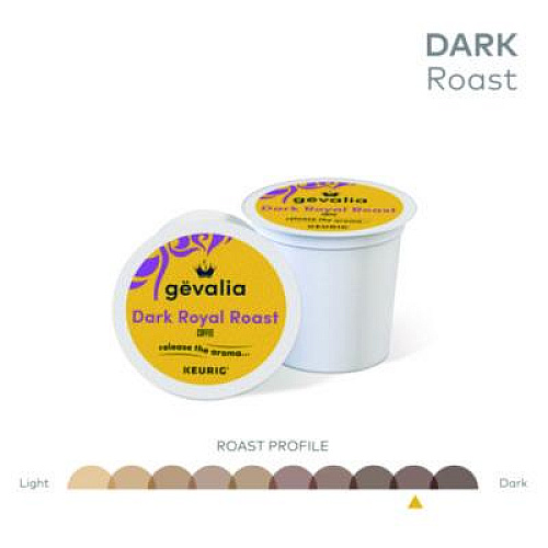 Gevalia Kaffee Dark Royal Roast K-Cups, 24/Box (5470)