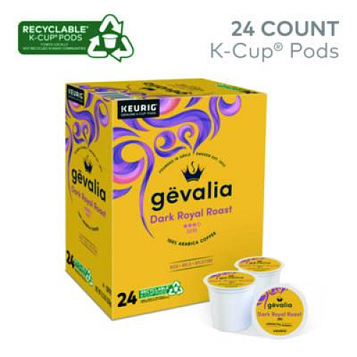 Gevalia Kaffee Dark Royal Roast K-Cups, 24/Box (5470)