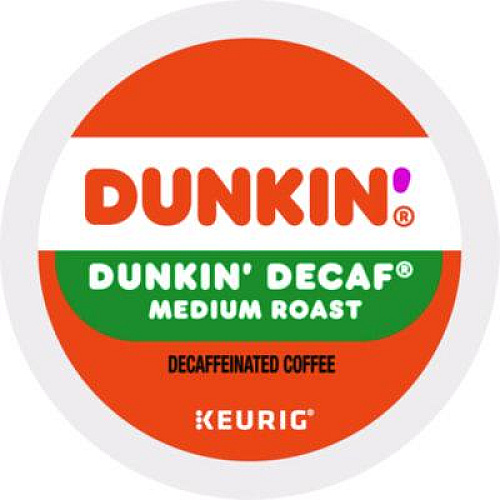 K-Cup Pods, Dunkin' Decaf, 22/Box (1269)