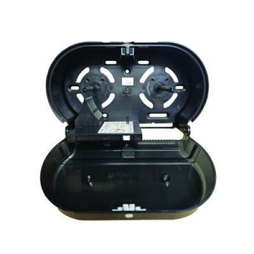 Morcon Tissue Morsoft Small Core Tissue Dispenser, 11.86 x 5.48 x 7.32, Black Translucent (M1005)