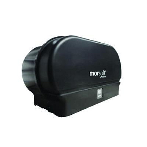 Morcon Tissue Morsoft Small Core Tissue Dispenser, 11.86 x 5.48 x 7.32, Black Translucent (M1005)