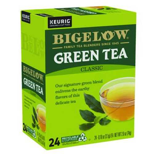 Bigelow Green Tea K-Cup Pack, 24/Box (6085)