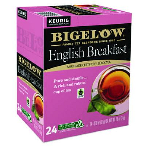 Bigelow English Breakfast Tea K-Cups Pack, 24/Box (6080)