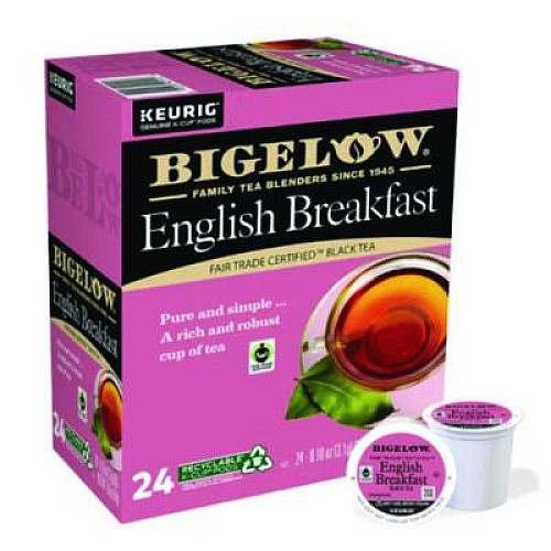 Bigelow English Breakfast Tea K-Cups Pack, 24/Box (6080)