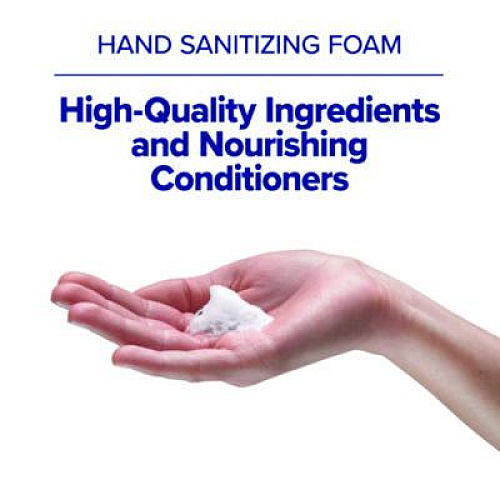 PURELL Advanced Hand Sanitizer Green Certified Foam Refill, For CS8 Dispensers, 1,200 mL, Fragrance-Free, 2/Carton (785102CT)