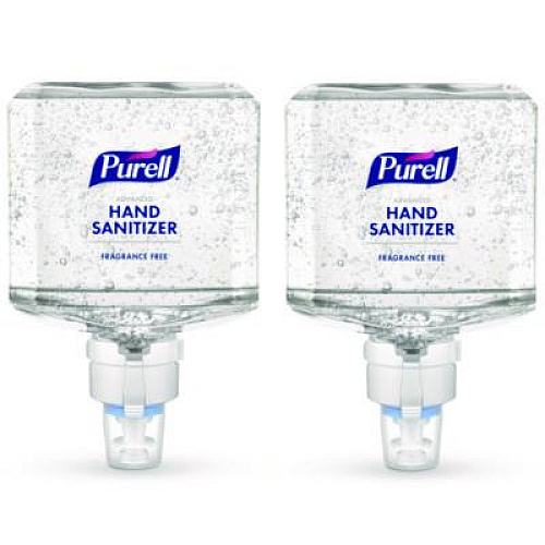 PURELL Professional Advanced Gel Hand Sanitizer Fragrance Free, For ES8 Dispenser, 2/Carton (776002)