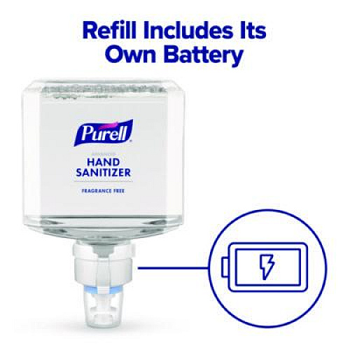 PURELL Professional Advanced Gel Hand Sanitizer Fragrance Free, For ES8 Dispenser, 2/Carton (776002)
