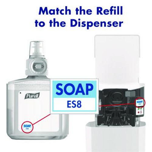 PURELL Professional Advanced Gel Hand Sanitizer Fragrance Free, For ES8 Dispenser, 2/Carton (776002)