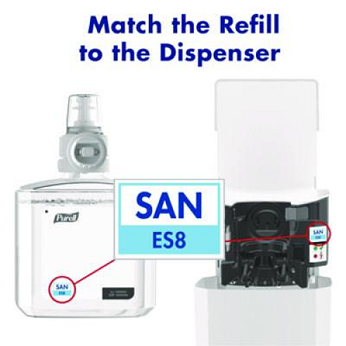 PURELL FS8 Floor Stand Dispenser with Energy-on-the-Refill and SMARTLINK Capability, 12.75 x 11.25 x 39, Graphite (7724DS)