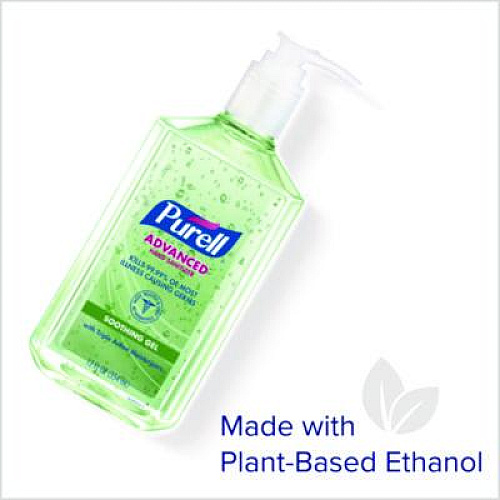PURELL Advanced Hand Sanitizer Soothing Gel, 12 oz Pump Bottle, Fresh Scent (363912EA)