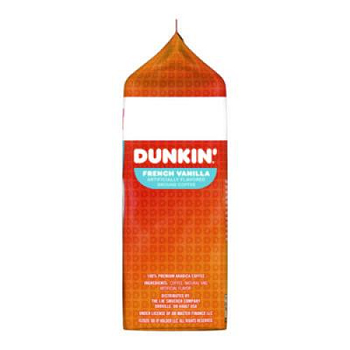 Dunkin' French Vanilla Coffee, 18 oz Bag (00680)