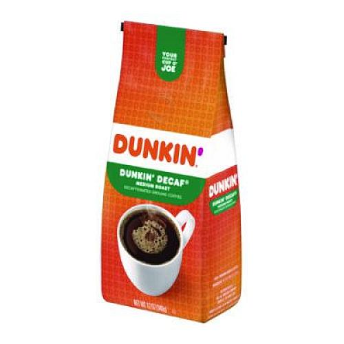 Dunkin' Original Blend Decaf Coffee, 12 oz Bag (00048)