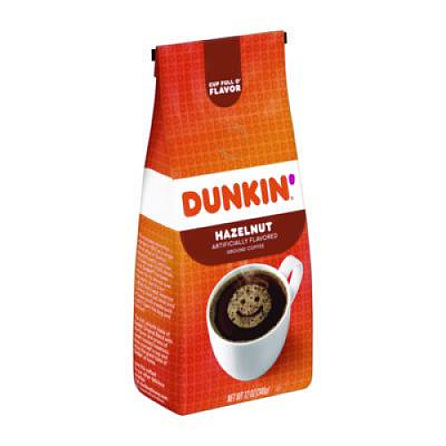 Dunkin' Hazelnut Coffee, 12 oz Bag (00049)