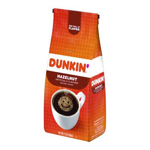 Dunkin' Hazelnut Coffee, 12 oz Bag (00049)