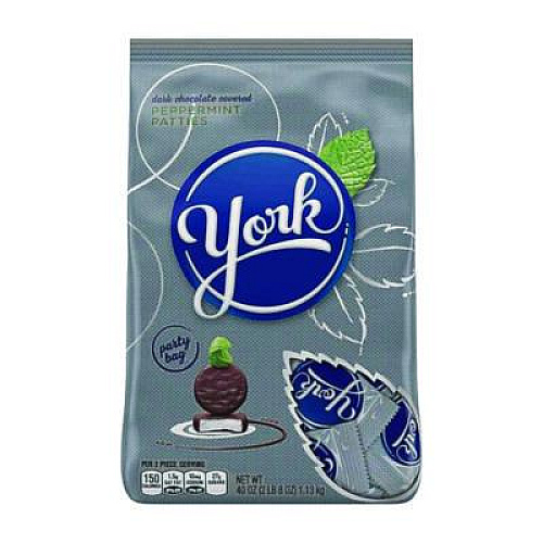 York Peppermint Patties, Peppermint/Dark Chocolate Minatures, 35.2 oz Bag (05811)