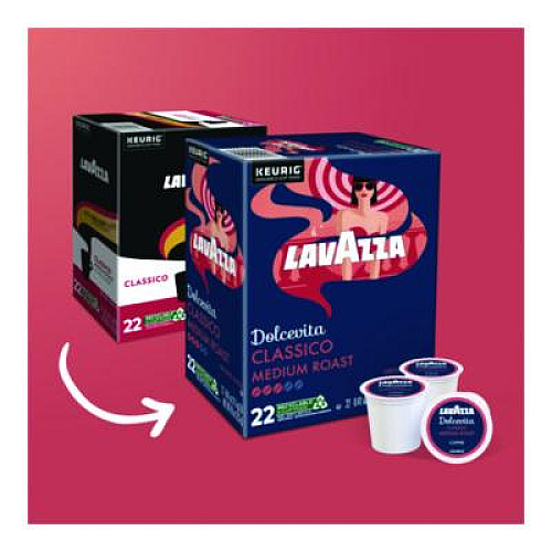 Lavazza Classico Coffee K-Cups, 22/Box (6001)