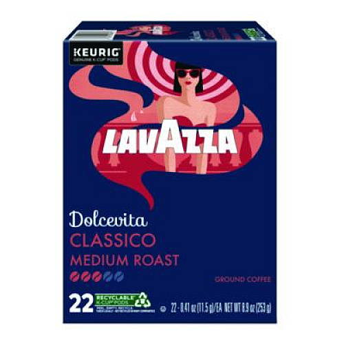 Lavazza Classico Coffee K-Cups, 22/Box (6001)