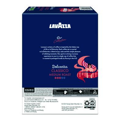 Lavazza Classico Coffee K-Cups, 22/Box (6001)