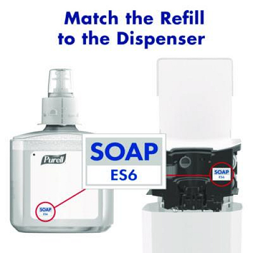 PURELL Food Processing Advanced Hand Sanitizer E3 Gel, 1,200 mL Bottle, Fragrance-Free, For ES6 Dispensers, 2/Carton (646102)