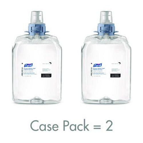 PURELL Education HEALTHY SOAP Fragrance Free Foam Refill, Unscented, 2,000 mL, 2/Carton (521202)