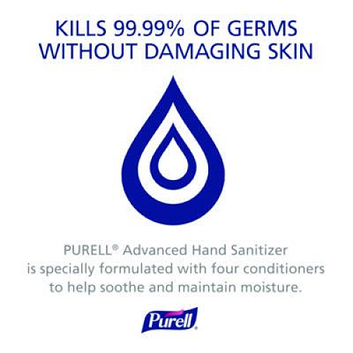 PURELL Advanced Hand Sanitizer TFX Refill, Gel, 1,200 mL, Unscented (545604EA)