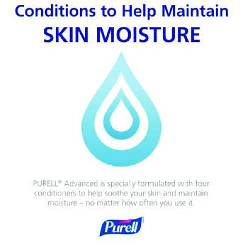 PURELL Advanced Hand Sanitizer TFX Refill, Gel, 1,200 mL, Unscented (545604EA)