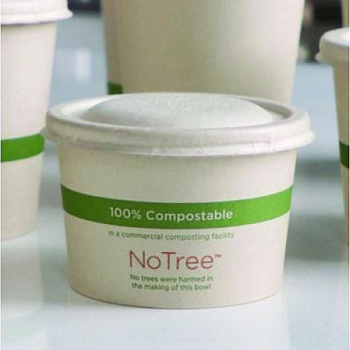 World Centric Fiber Lids for Bowls, Fits 12 oz to 32 oz Bowls, 4.7" Diameter x 0.4" h, Natural, Paper, 1,000/Carton (BOLFB12LF)