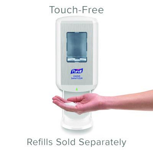 PURELL CS8 Hand Sanitizer Dispenser, 1,200 mL, 5.79 x 3.93 x 15.64, White (782001)