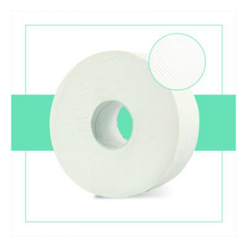 Papernet HyTech Seas Mini JRT, Septic Safe, 1-Ply, 3.3" x 750 ft, White, 6 Rolls/Carton (410051)